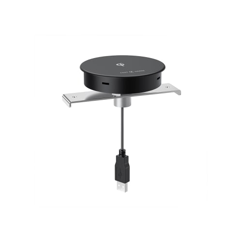 TeleAdapt 100 Watt In-Desk Wireless Charger, Black
